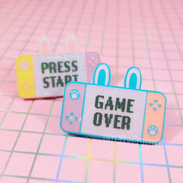 Switch Bunny Enamel Pins