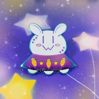 UFO Bunny Enamel Pin