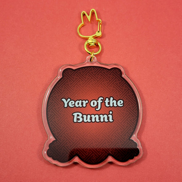 Year of the Bunni Acrylic Charm Keychain