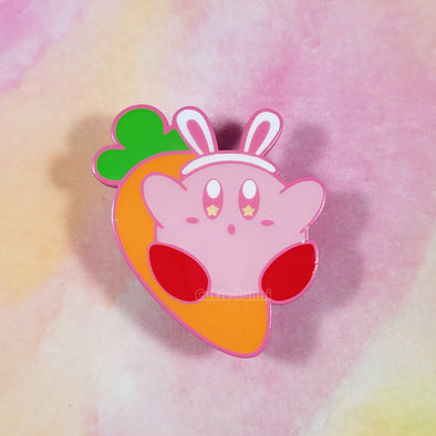 Kirby Bunny Enamel Pin