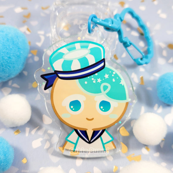 [Cookie Run] Peppermint Cookie Acrylic Charm Keychain