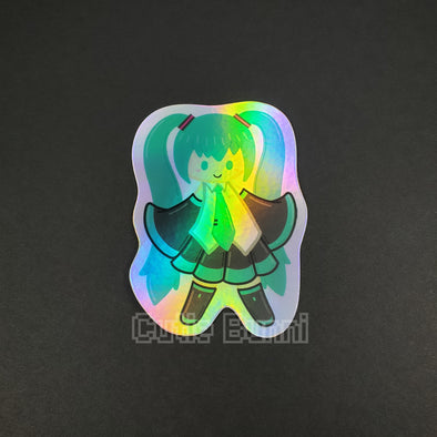 Vocaloid Miku Hatsune Holographic Sticker