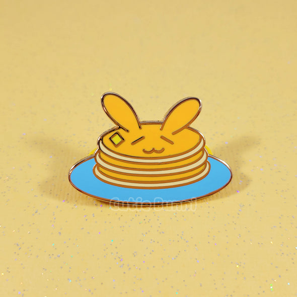 Pancake Bun Enamel Pin