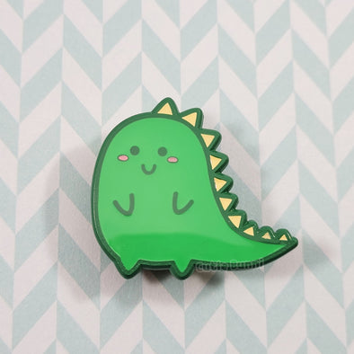 Lil Dino Enamel Pin (Green)