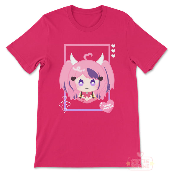 [Vshojo] Ironmouse T-Shirt (Neon Pink)
